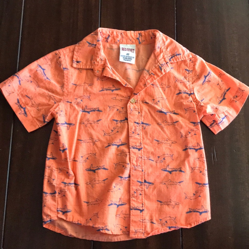 Toddler boy button up shirt